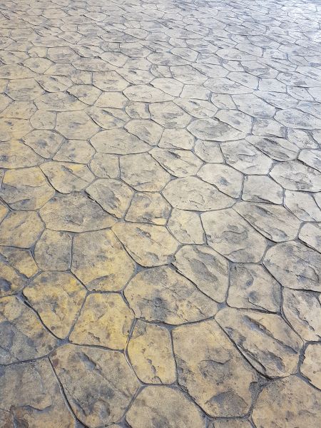 Concrete Driveway Staining in Temple