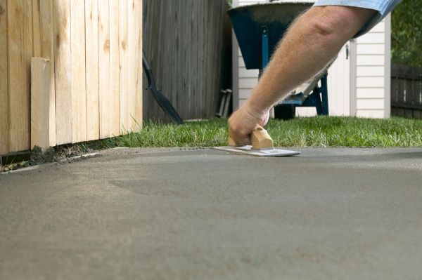 Concrete Patio Finishing in Temple